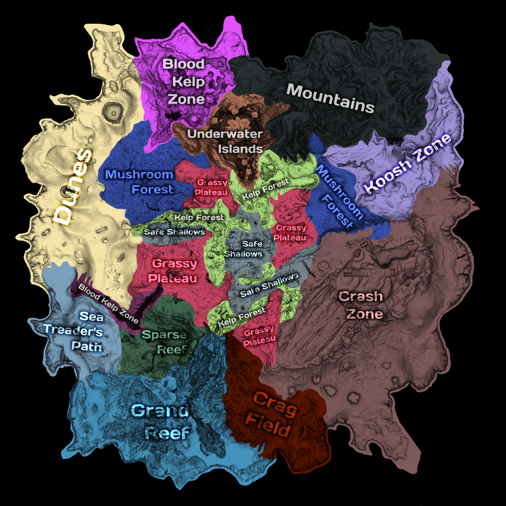 Mapa de SubNautica